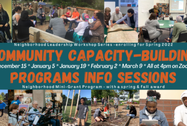 Community Capacity-Building Programs Info Sessions