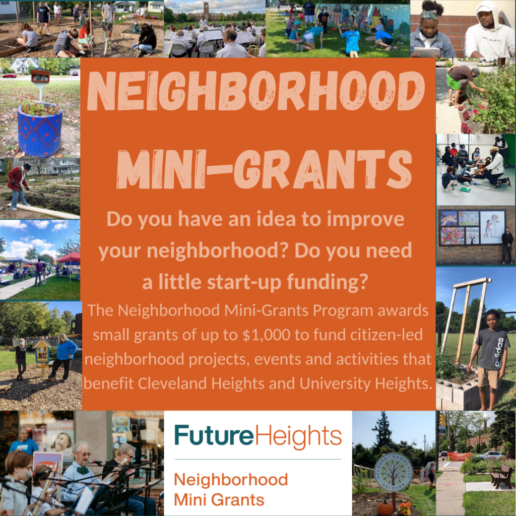 Fall Neighborhood Mini-Grant Applications Now Open!